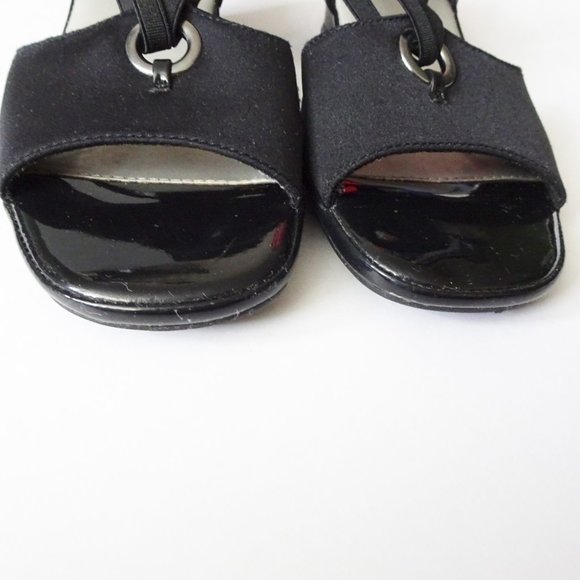 Naturalizer Black Minimalist Slingback Sandals 8.5 - Picture 4 of 6